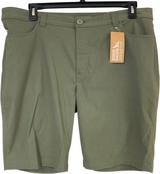 Eddie Bauer Womens Nylon Blend Upf 50+ Rainier Bermuda Shorts In Sage/sprig Green