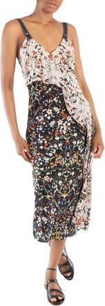 Burberry Ladies Sloane Floral Print Silk Slipdress, Brand Size 4 (US Size 2)