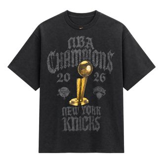 Nike New York Knicks 2026 NBA Finals Champions Authentic On Court T-shirt Grey JJ0565-060