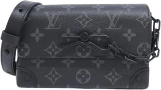 Louis Vuitton Pre-owned Steamer Wearable Wallet Monogram Schoudertas - Heren - Vintage Schoudertas - Zwart - ONE Size - Vintage