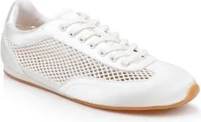 Badgley Mischka Inez Sneaker in Ivory Satin at Nordstrom Rack, Size 6.5