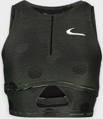 Off-white Womens Nike x Off-White Black Performance Top Khaki - Size: 10/8