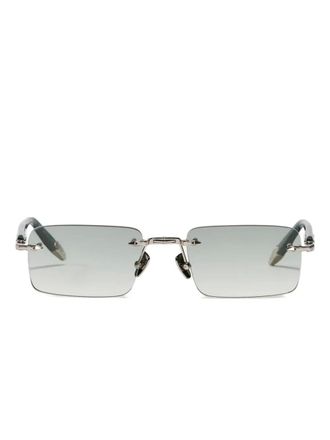 John Dalia R01 geometric-framesunglasses - Silver