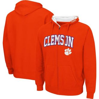 Colosseum Mens Colosseum Orange Clemson Tigers Arch & Logo 3.0 Full-Zip Hoodie at Nordstrom, Size Xx-Large