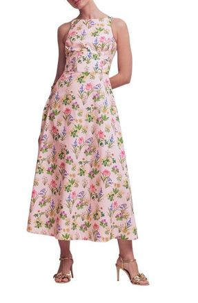 Boden Occasion Floral Print Maxi Sundress in Pink Floral at Nordstrom, Size 4
