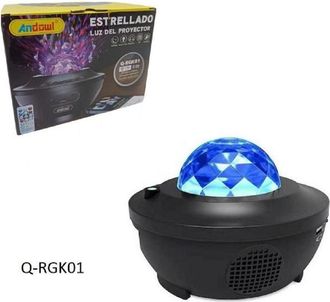 Trade Shop Trade Shop - Proiettore Per Altoparlanti Wireless Ricaricabile Portatile Q-rgk01 Starry Galaxy