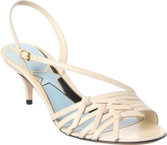 Valentino Vlogo Signature Leather Sandal