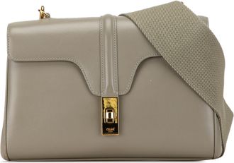 Celine Pre-owned Womens Teen Soft 16 Crossbody Bag - Grey Leather - One Size