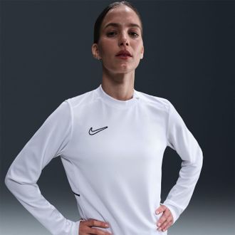 Nike Dri-FIT-trainingsshirt voor dames (Academy-collectie) (Wit)