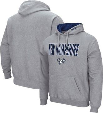 Colosseum Mens Colosseum Heathered Gray New Hampshire Wildcats Arch and Logo Pullover Hoodie in Heather Gray at Nordstrom, Size X-Large