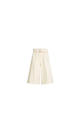 Brunello Cucinelli Paperbag Bermuda shorts in White at Nordstrom, Size 38 It