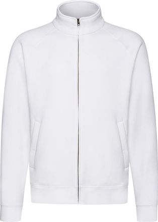 Fruit Of The Loom Fruit of the Loom Unisex Premium Sweat Jacket voor volwassenen (Wit)