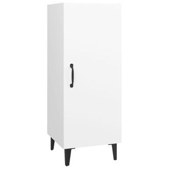 vidaXL Vidaxl - Aparador De Madera Contrachapada Blanco 34,5x34x90 Cm