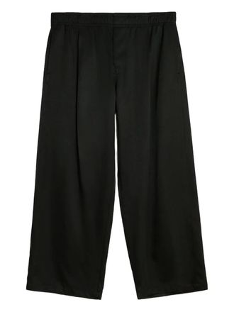 Our Legacy elasticated twill leisure trouser - Zwart