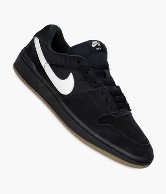 Nike Mens Sb Code 58 Sneaker In Black White Gum