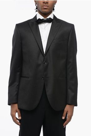 Corneliani CC COLLECTION Virgin Wool Blazer with Welt Pockets size 48