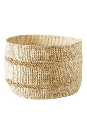 Indego Africa Bolga Floor Basket in Natural at Nordstrom