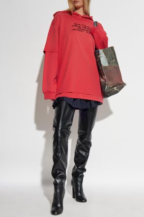 Acne Studios Hoodie, Womens, Red