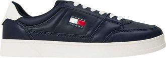 Tommy Jeans Heren The Greenwich-sportschoenen (Marine, Wit)