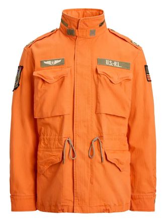Polo Ralph Lauren multiple-patch jacket - Orange