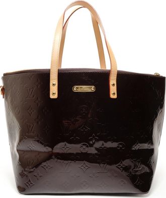 Louis Vuitton Monogram Vernis Red Color Monogram Vernis Tote Bag (Pre-Owned)