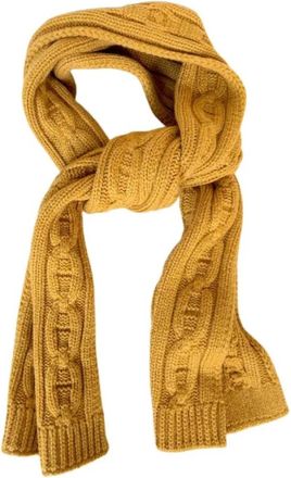 Herm&egrave;s Pre-owned Scarves, female, Yellow, Size: ONE SIZE Pre-owned Large Mesh Anchor Chain Scarf