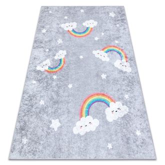 RugsX RugsX Junior Rug in Grey | Size: 200 cm x 290 cm