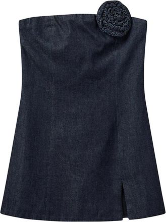 The Garment Eclipse Boob Jurk - Dames - Tops zonder mouwen - Blauw - S - Katoen - Tops