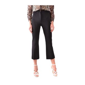 Pinko Stijlvolle Broeken voor een Trendy Look - Dames - Vrijetijds broeken - Zwart - L - Broeken