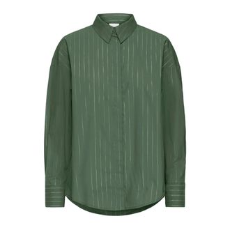 Ichi Ichi - Hemden - Dames - Blouses & Shirts - Groen - Maat: XL