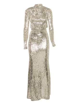 New Arrivals 2020 sequinned dress - Silver