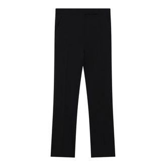 Max Mara Ossido Trousers - female - Max Mara - Slim-fit Trousers - Blue - L - Trousers