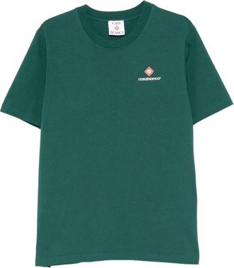 Casablanca T-shirt - Heren - T-shirts - Groen - S - Tops