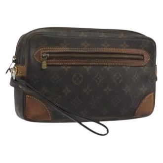 Louis Vuitton Pre-owned Clutch Bag - Dames - Pre-owned - Bruin - Maat: ONE Size Leer