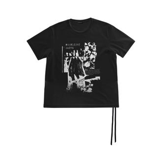 Ann Demeulemeester T-Shirts, male, Black, Size: M Stylish T-shirt Fa206 099