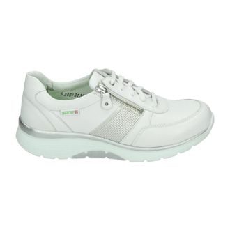 Mephisto Izae - Dames - Sneakers - Wit - 38 1/2 EU - Leer - Schoenen