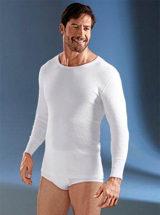 Conta Unterhemd CONTA, Herren, Gr. 10, 2 Stk., Lang, weiss (wei&szlig;), 100% Baumwolle, Unterhemden Unterhemd