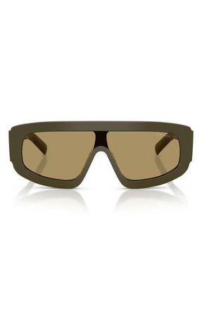 Prada 124mm Oversize Irregular Sunglasses in Laurel /Green Olive at Nordstrom