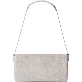 Alexander Wang Siren Pochette Leather Shoulder Bag in Heather Grey at Nordstrom