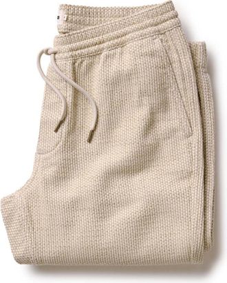 Taylor Stitch The Apres Pant in Natural Sashiko