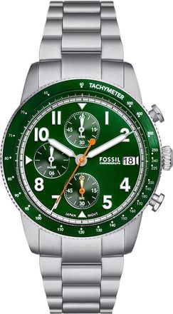 Fossil Mens Sport Tourer Green Dial Watch