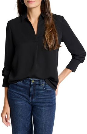 Nic+Zoe Easy Pullover Shirt in Black Onyx at Nordstrom, Size X-Large