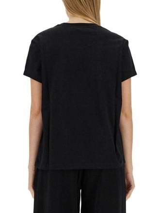Stella McCartney Oversize Fit Logo T-Shirt - Black