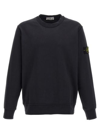 Stone Island Black Logo badge sweatshirt
