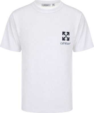 Off-white White Graphic Logo T-Shirt