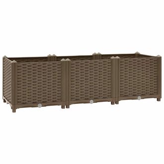 vidaXL Arriate 120x40x38 Cm Polipropileno Vidaxl