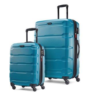 Samsonite Omni PC 2-Piece Set (20/28) Hardside Expandable Luggage with Spinner Wheels in Caribbean Blue at Nordstrom