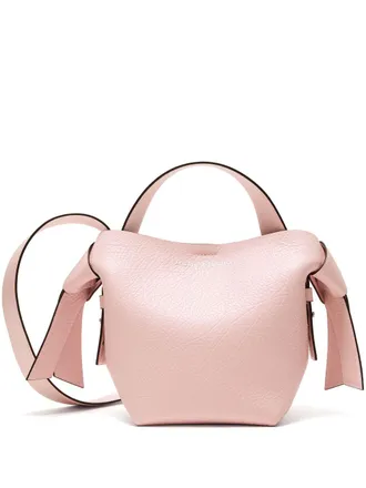 Acne Studios mini Musubi tote bag - women - Calf Leather/Lamb Skin - OS - Pink