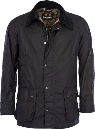 Barbour Jassen, Heren, Blauw, S, Katoen, Ashby Wax Jacket