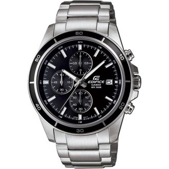 Casio Edifice Mens Silver Watch EFR-526D-1AVUEF Stainless Steel - One Size